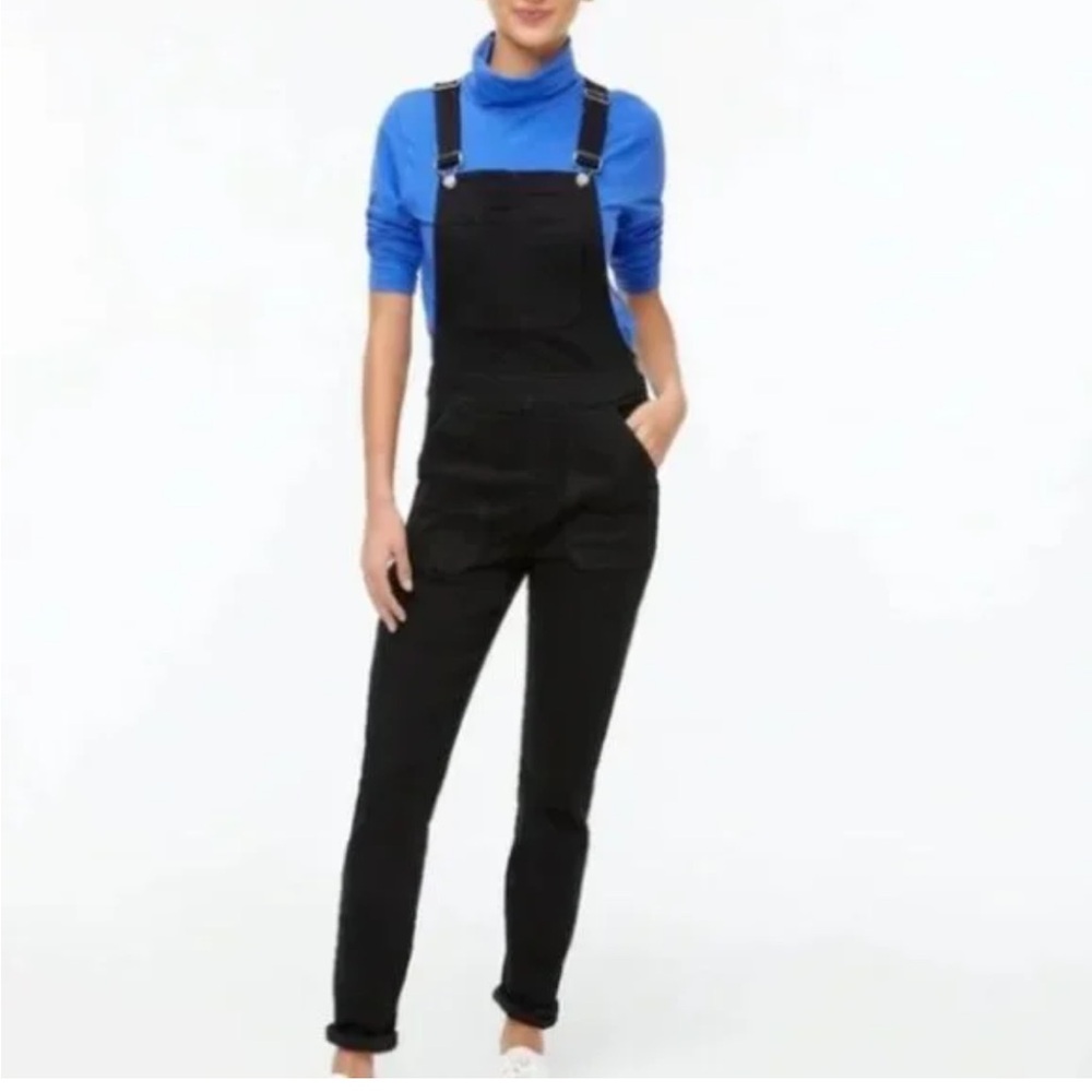 J. Crew Women's Black Denim Overalls